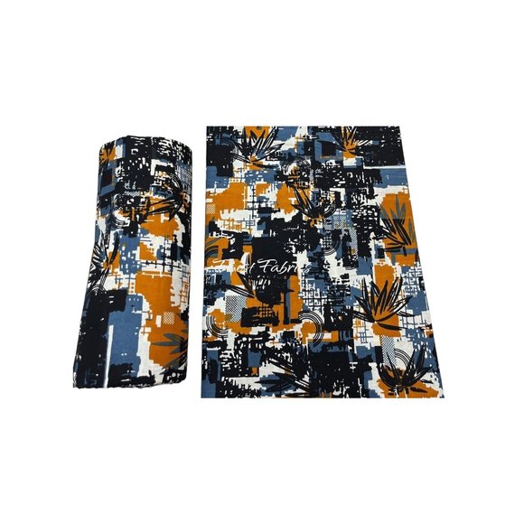 Ankara Fabric African Print Fabric Ankara Fabric By The Yard 100 % Cotton Fabric - Picture 1 of 3